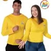 Rubie's Womens Emma Yellow Wiggles Deluxe 30th Anniversary Costume Top For Adults 1 Rubie's Womens Emma Yellow Wiggles Deluxe 30th Anniversary Costume Top For Adults