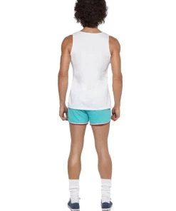 Smiffy's Mens Running 1970's Men's Costume 1980's Fancy Dress Outfit