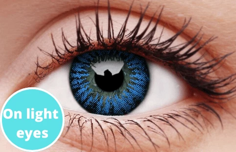 ColourVue Buy Costumes Cool Blue Coloured Contact Lenses 4 ColourVue Buy Costumes Cool Blue Coloured Contact Lenses