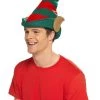 Smiffy's Elf Striped Christmas Hat With Ears Buy Costumes 2 Smiffy's Elf Striped Christmas Hat With Ears Buy Costumes