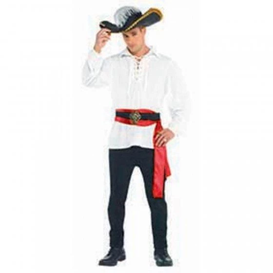 Amscan Pirate Shirt Ivory Adult 3 Amscan Pirate Shirt Ivory Adult