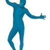 Smiffys Mens Blue Second Skin Suit