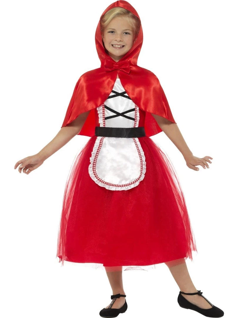 Smiffy's Kids Deluxe Little Red Riding Hood Costume Children's Book Week Costume 3 Smiffy's Kids Deluxe Little Red Riding Hood Costume Children's Book Week Costume