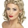 Smiffys Womens Beautiful 1940's Sweetheart Wig Blonde And Bold 2 Smiffys Womens Beautiful 1940's Sweetheart Wig Blonde And Bold
