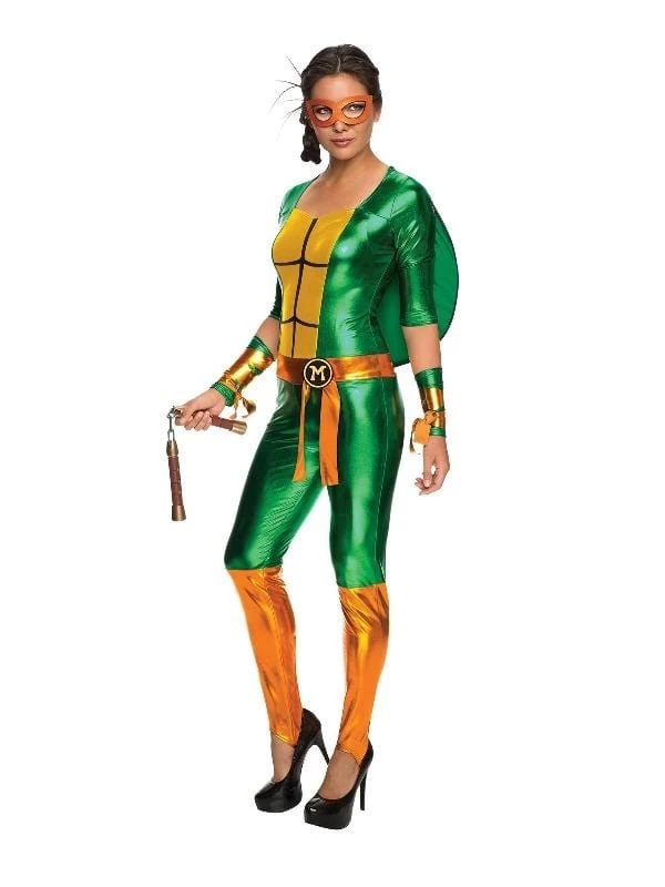 Rubies Michelangelo TMNT Women's Jumpsuit Adult Costume Buy Costumes 3 Rubies Michelangelo TMNT Women's Jumpsuit Adult Costume Buy Costumes