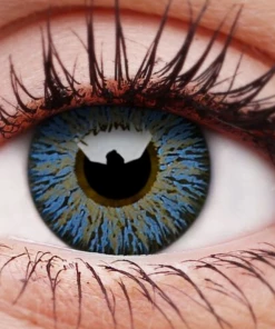 ColourVue Buy Costumes Glamour Aqua Coloured Contact Lenses