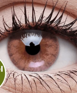 ColourVue Buy Costumes Foamy Beige Coloured Contact Lenses