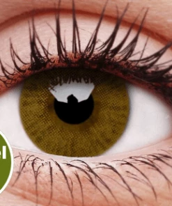 ColourVue Buy Costumes Basic Honey Coloured Contact Lenses