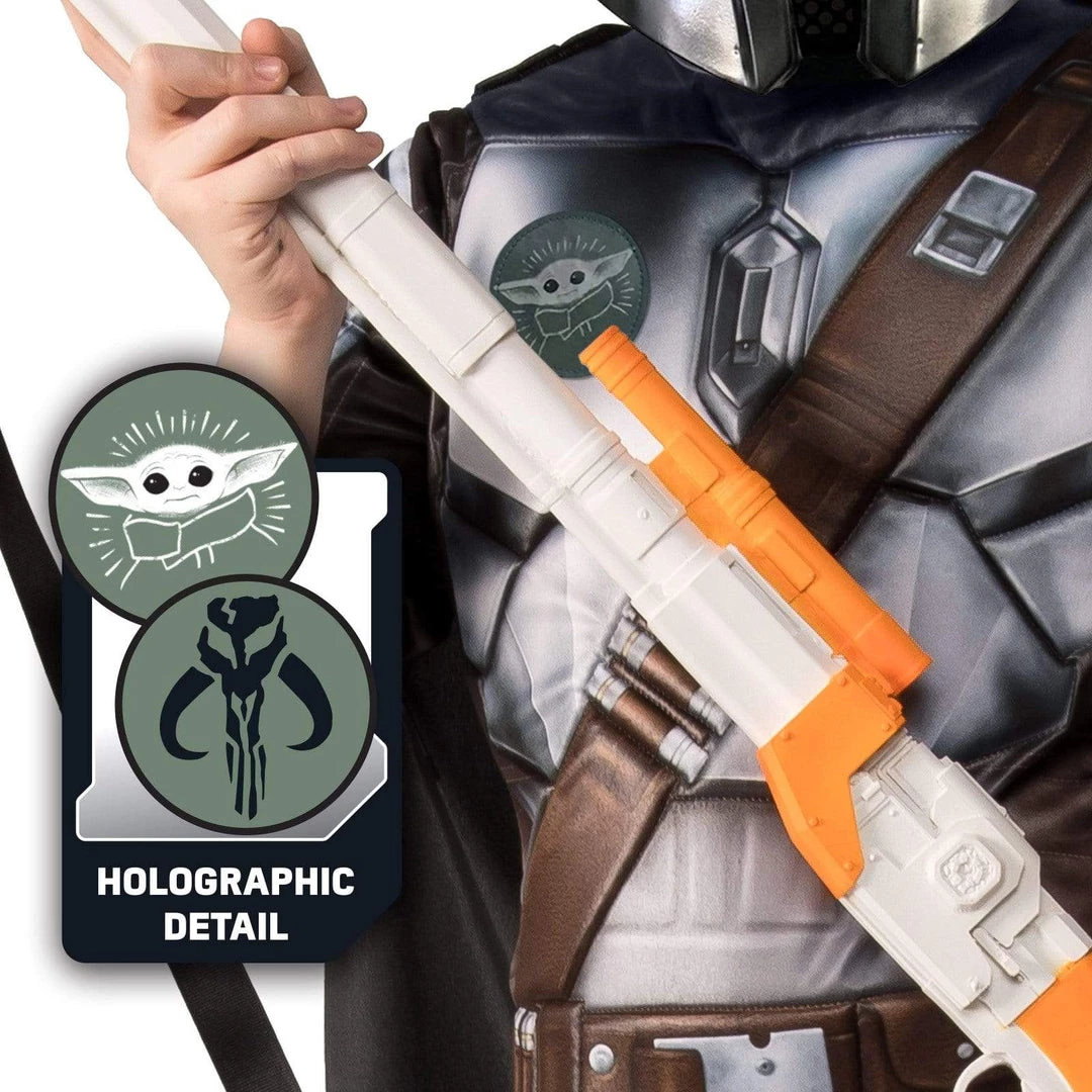 Rubies Kids Mandalorian Deluxe Star Wars Children's Costume 8 Rubies Kids Mandalorian Deluxe Star Wars Children's Costume
