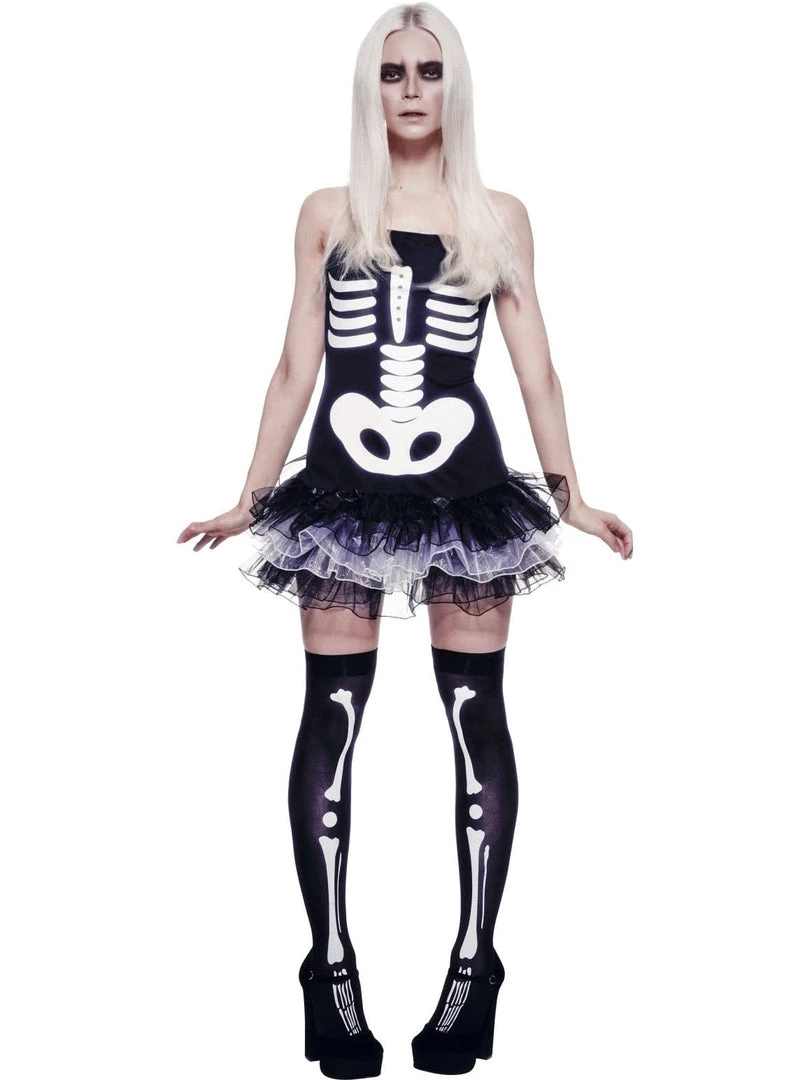Smiffy's Fever Skeleton Tutu Costume 3 Smiffy's Fever Skeleton Tutu Costume