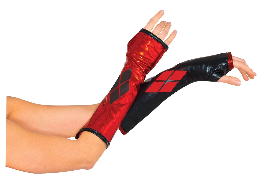 Rubies Harley Quinn Gauntlets For Adults 3 Rubies Harley Quinn Gauntlets For Adults