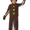 Smiffys Little Gingerbread Man Toddler's Costume Kids 2 Smiffys Little Gingerbread Man Toddler's Costume Kids