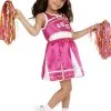 Smiffys Pink Cheerleader Children's Sport Costume Buy Costumes