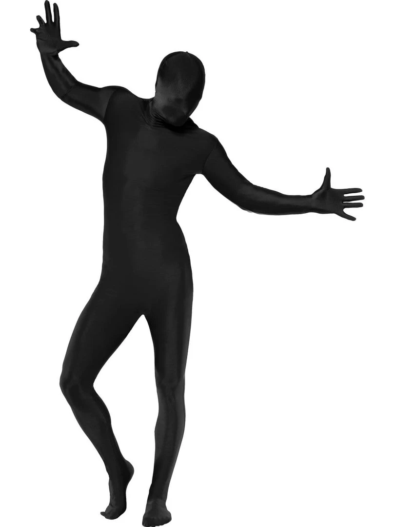 Smiffys Black Second Skin Suit 3 Smiffys Black Second Skin Suit