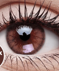 ColourVue Buy Costumes Foamy Beige Coloured Contact Lenses