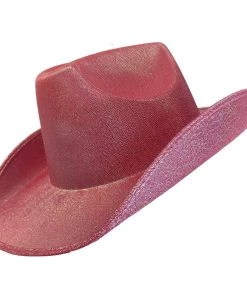 Sweidas Buy Costumes Cowboy Hat Shimmer Pink