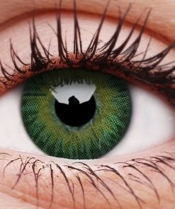 ColourVue Buy Costumes 3 Tones Green Contact Lenses