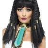 Smiffys Womens Cleopatra Black Accessory Wig
