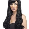 Smiffys Desire Black Adults Accessory Wig Womens 1 Smiffys Desire Black Adults Accessory Wig Womens