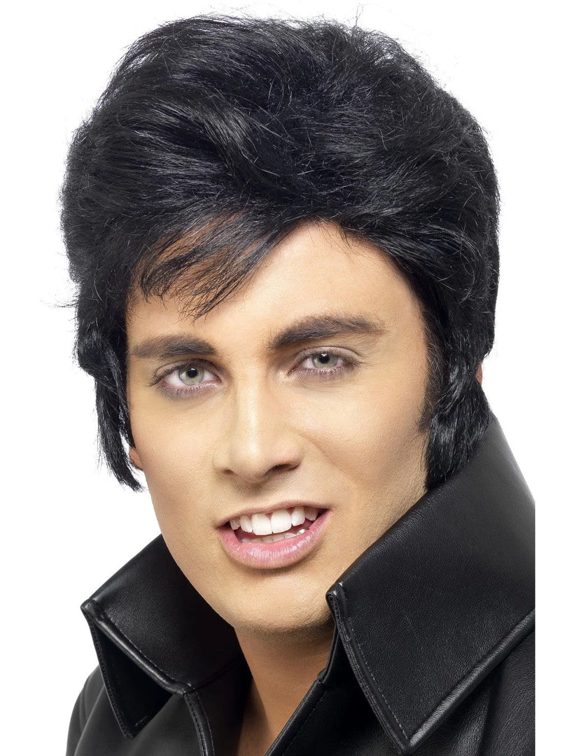 Smiffy's Buy Costumes Elvis King Of Rock Black Wig 3 Smiffy's Buy Costumes Elvis King Of Rock Black Wig