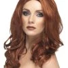 Smiffys Superstar Auburn Adults Accessory Wig Womens