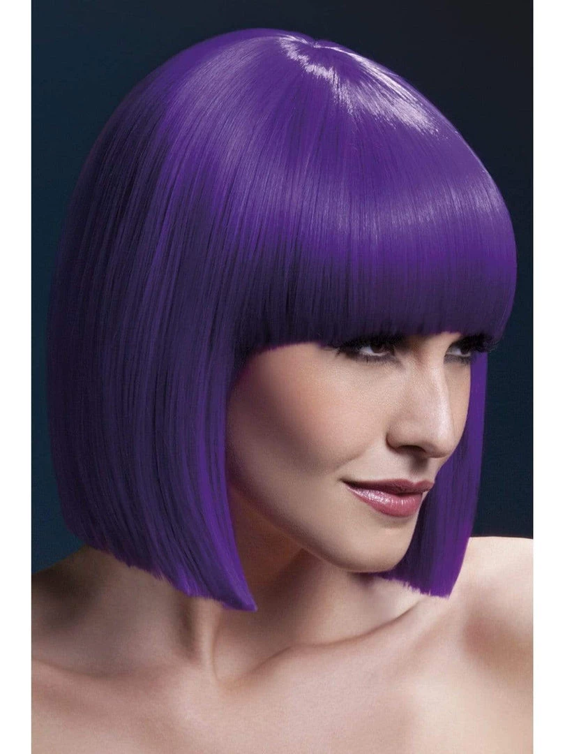Smiffys Lola Purple Heat Resistant Accessory Wig 3 Smiffys Lola Purple Heat Resistant Accessory Wig