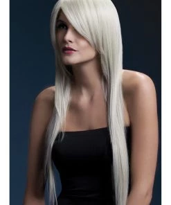 Smiffys Amber Blonde Heat Resistant Accessory Wig Womens