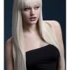 Smiffys Jessica Blonde Heat Resistant Accessory Wig Womens