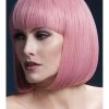 Smiffys Elise Pastel Pink Heat Resistant Accessory Wig