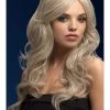 Smiffys Nicole Silver Blonde Heat Resistant Accessory Wig 1 Smiffys Nicole Silver Blonde Heat Resistant Accessory Wig