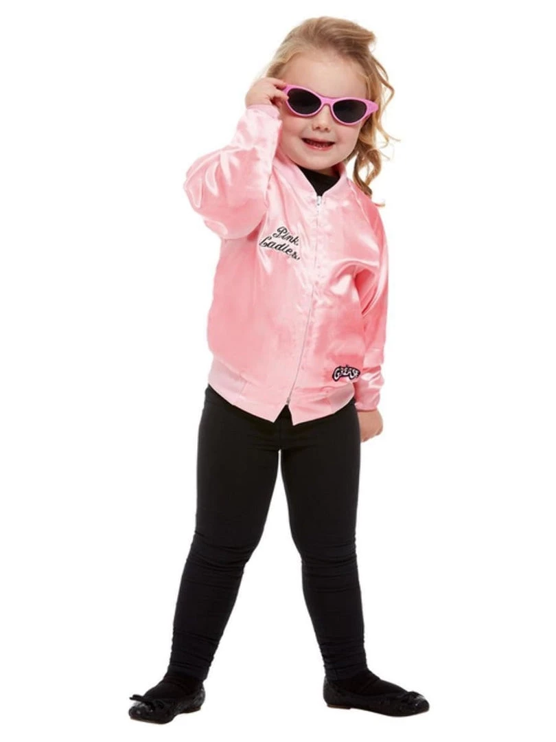 Smiffy's Kids Grease Pink Ladies Jacket For Toddlers 3 Smiffy's Kids Grease Pink Ladies Jacket For Toddlers