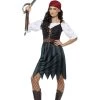 Smiffys Pirate Deckhand Adult Women's Costume Womens 2 Smiffys Pirate Deckhand Adult Women's Costume Womens