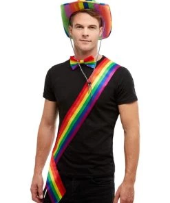 Smiffy's Rainbow Sash Buy Costumes
