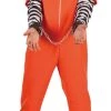 Sweidas Prisoner Orange Jumpsuit With Striped Sleeves Costume Buy Costumes
