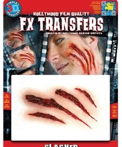 Tinsley Transfers Slashed Fake Horror Halloween Costume Wound Makeup 3D FX Transfers Buy Costumes 7 Tinsley Transfers Slashed Fake Horror Halloween Costume Wound Makeup 3D FX Transfers Buy Costumes