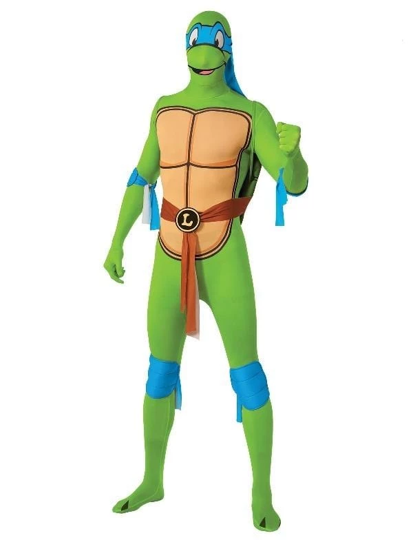 Rubies Mens Leonardo TMNT 2ND Skin Suit Adult Costume 3 Rubies Mens Leonardo TMNT 2ND Skin Suit Adult Costume