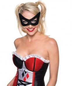 Rubies Harley Quinn Mask For Adults Womens