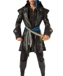 Rubies Mens Captain Black Heart Pirate Men's Costume