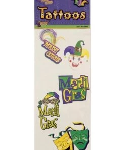 Rubies Mardi Gras Tattoos Buy Costumes