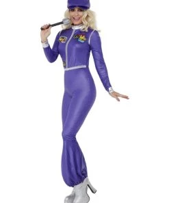 Smiffy's 70s Dancing Queen Purple Costume For Women