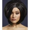 Smiffys Karen Black Blend Heat Resistant Accessory Wig