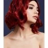 Smiffys Womens Kourtney Ruby Red Heat Resistant Accessory Wig