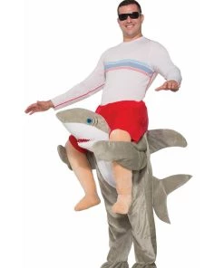 Rubies Mens Shark Piggy Back Adult Novelty Costume
