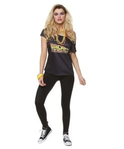 Karnival Costumes Womens 80's Back To The Future T-Shirt For Women