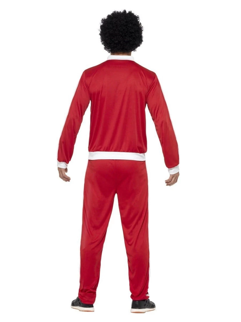 Smiffys 80s Tracksuit Scouser Red & White 5 Smiffys 80s Tracksuit Scouser Red & White