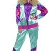 Smiffy's Retro 80s Height Of Fashion Womens Breakdance Tracksuit Costume 2 Smiffy's Retro 80s Height Of Fashion Womens Breakdance Tracksuit Costume