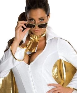 Rubies Womens Elvis White Secret Wishes Costume For Women