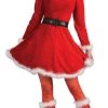 Rubies Womens Sweet Mrs Claus Deluxe Adult Christmas Costume