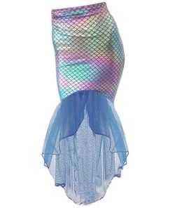 Sweidas Buy Costumes Mermaid Rainbow Fish Skirt
