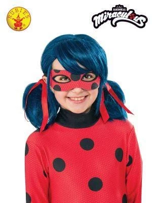 Rubie's Miraculous Ladybug Wig For Children Kids 3 Rubie's Miraculous Ladybug Wig For Children Kids